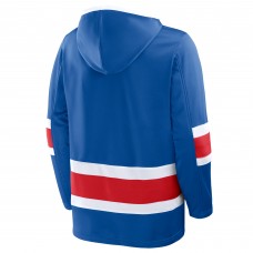 Толстовка New York Rangers Fanatics Blue Prime Time Fleece Толстовка New York Rangers Fanatics Blue Prime Time Fleece