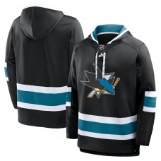 San Jose Sharks Fanatics Black Prime Time Fleece Hoodie San Jose Sharks Fanatics Black Prime Time Fleece Hoodie