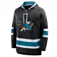 San Jose Sharks Fanatics Black Prime Time Fleece Hoodie San Jose Sharks Fanatics Black Prime Time Fleece Hoodie