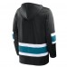 San Jose Sharks Fanatics Black Prime Time Fleece Hoodie