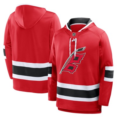Carolina Hurricanes Fanatics Red Prime Time Fleece Hoodie