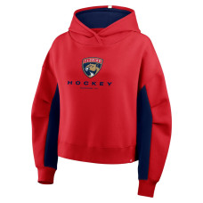 Женская толстовка Florida Panthers Fanatics Red Back Check Boxy Женская толстовка Florida Panthers Fanatics Red Back Check Boxy