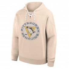 Толстовка Pittsburgh Penguins Fanatics Cream Vintage