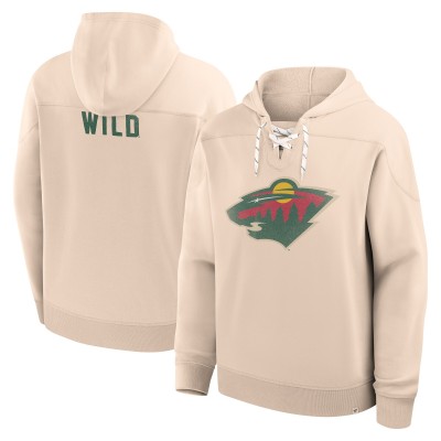 Minnesota Wild Fanatics Cream Vintage Hoodie