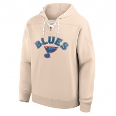 St. Louis Blues Fanatics Cream Vintage Hoodie