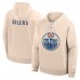 Edmonton Oilers Fanatics Cream Vintage Hoodie