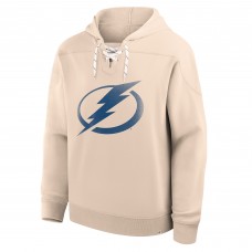 Толстовка Tampa Bay Lightning Fanatics Cream Vintage