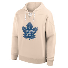Toronto Maple Leafs Fanatics Cream Vintage Hoodie