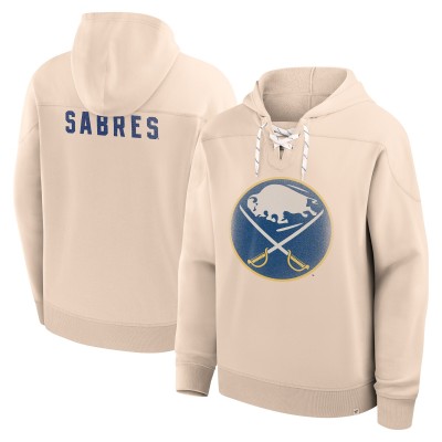 Buffalo Sabres Fanatics Cream Vintage Hoodie