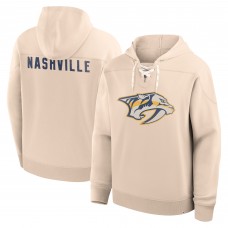 Nashville Predators Fanatics Cream Vintage Hoodie