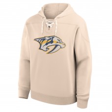 Nashville Predators Fanatics Cream Vintage Hoodie