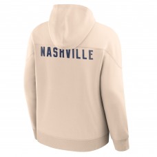 Nashville Predators Fanatics Cream Vintage Hoodie