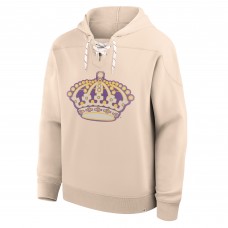 Los Angeles Kings Fanatics Cream Vintage Hoodie