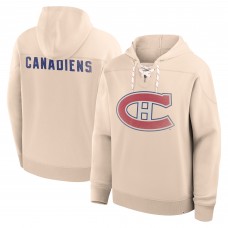 Montreal Canadiens Fanatics Cream Vintage Hoodie Montreal Canadiens Fanatics Cream Vintage Hoodie