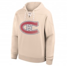 Montreal Canadiens Fanatics Cream Vintage Hoodie Montreal Canadiens Fanatics Cream Vintage Hoodie
