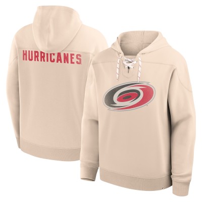 Carolina Hurricanes Fanatics Cream Vintage Hoodie