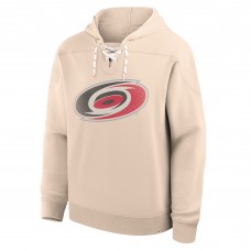 Carolina Hurricanes Fanatics Cream Vintage Hoodie