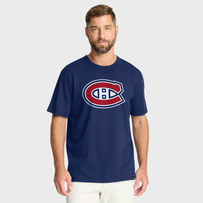 Футболка Montreal Canadiens Fanatics Navy Hat Trick Legacy
