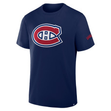 Футболка Montreal Canadiens Fanatics Navy Hat Trick Legacy