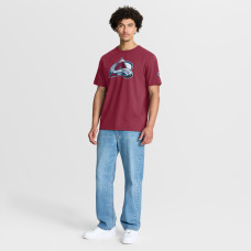 Colorado Avalanche Fanatics Burgundy Hat Trick Legacy T-Shirt Colorado Avalanche Fanatics Burgundy Hat Trick Legacy T-Shirt