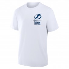 Футболка Tampa Bay Lightning Fanatics White Crash The Net Legacy Футболка Tampa Bay Lightning Fanatics White Crash The Net Legacy