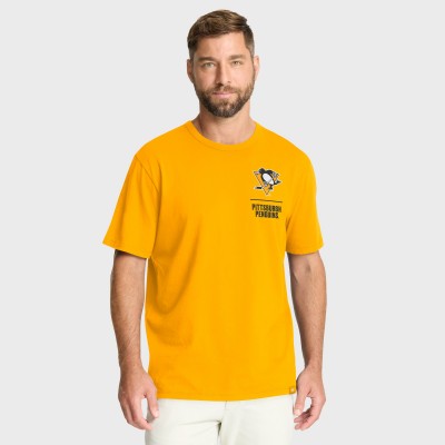 Футболка Pittsburgh Penguins Fanatics Gold Crash The Net Legacy