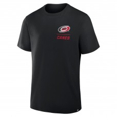 Carolina Hurricanes Fanatics Black Crash The Net Legacy T-Shirt
