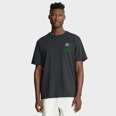 Dallas Stars Fanatics Black Crash The Net Legacy T-Shirt
