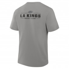 Los Angeles Kings Fanatics Gray Crash The Net Legacy T-Shirt