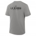 Los Angeles Kings Fanatics Gray Crash The Net Legacy T-Shirt