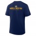 Nashville Predators Fanatics Navy Crash The Net Legacy T-Shirt