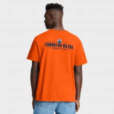 Edmonton Oilers Fanatics Orange Crash The Net Legacy T-Shirt Edmonton Oilers Fanatics Orange Crash The Net Legacy T-Shirt