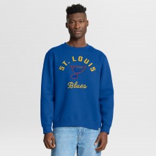 St. Louis Blues Fanatics Blue Vintage Stickler Sweatshirt