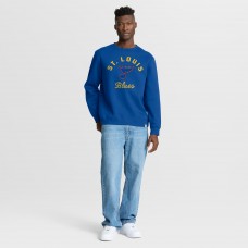 St. Louis Blues Fanatics Blue Vintage Stickler Sweatshirt