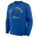 St. Louis Blues Fanatics Blue Vintage Stickler Sweatshirt