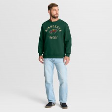 Minnesota Wild Fanatics Green Stickler Sweatshirt