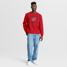 Carolina Hurricanes Fanatics Red Stickler Sweatshirt Carolina Hurricanes Fanatics Red Stickler Sweatshirt