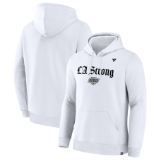 Unisex Los Angeles Kings Fanatics White LA Strong Premium Fleece Pullover Hoodie