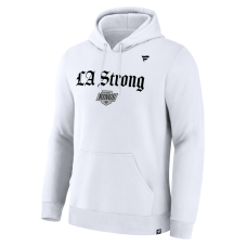 Unisex Los Angeles Kings Fanatics White LA Strong Premium Fleece Pullover Hoodie