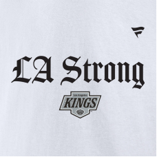 Unisex Los Angeles Kings Fanatics White LA Strong Premium Fleece Pullover Hoodie
