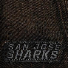 Бейсболка San Jose Sharks Mitchell & Ness Black Downtown Snow Wash Pro-Crown