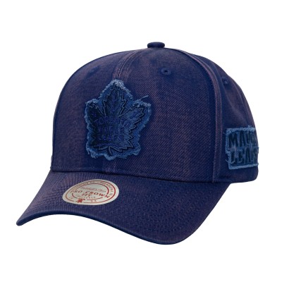 Бейсболка Toronto Maple Leafs Mitchell & Ness Navy Downtown Snow Wash Pro-Crown