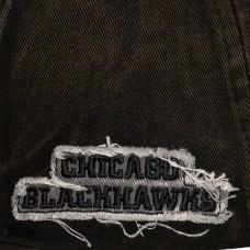 Бейсболка Chicago Blackhawks Mitchell & Ness Black Downtown Snow Wash Pro-Crown Бейсболка Chicago Blackhawks Mitchell & Ness Black Downtown Snow Wash Pro-Crown
