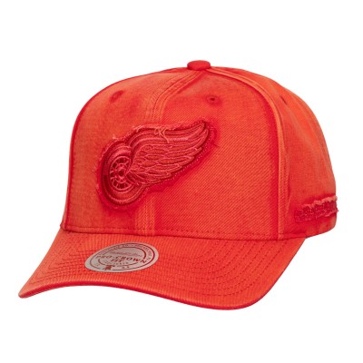 Бейсболка Detroit Red Wings Mitchell & Ness Red Downtown Snow Wash Pro-Crown