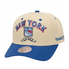 Бейсболка New York Rangers Mitchell & Ness Cream Soul Legacy Defined Two-Tone Pro Crown Бейсболка New York Rangers Mitchell & Ness Cream Soul Legacy Defined Two-Tone Pro Crown