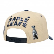 Бейсболка Toronto Maple Leafs Mitchell & Ness Cream Soul Legacy Defined Two-Tone Pro Crown