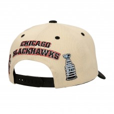Бейсболка Chicago Blackhawks Mitchell & Ness Cream Soul Legacy Defined Two-Tone Pro Crown Бейсболка Chicago Blackhawks Mitchell & Ness Cream Soul Legacy Defined Two-Tone Pro Crown