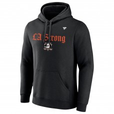 Толстовка Unisex Anaheim Ducks Fanatics Black LA Strong Fleece