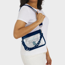 Seattle Kraken WEAR by Erin Andrews Plastic Chain Mini Crossbody Bag