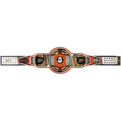Ryan Getzlaf Anaheim Ducks Autographed Fanatics Authentic WWE Legacy Title Belt with 2007 SC Champs Inscription - Limited Edition of 5